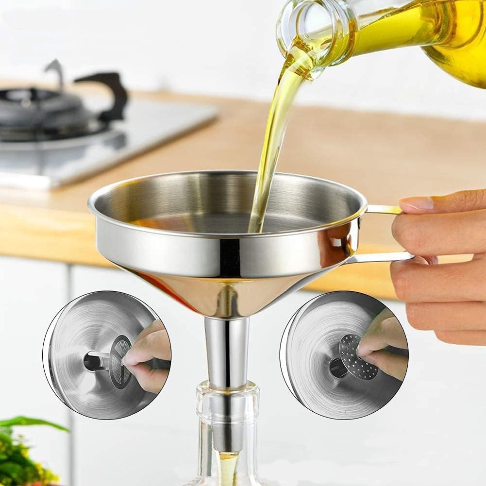 1Pc Stainless Steel Cooking Oi - Gaming Kitchen Accessories review and price