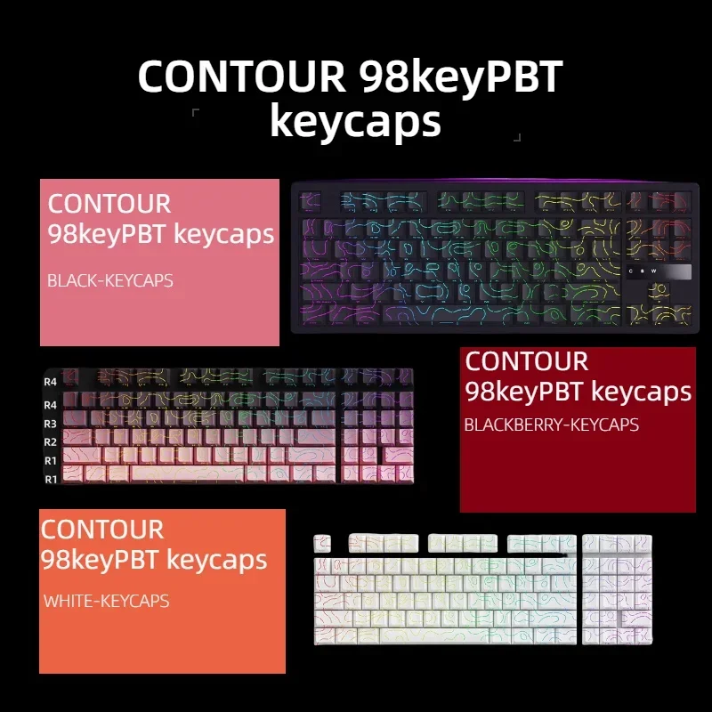 Contour KM98 PBT Keycaps-Perfe - Gaming Accessories Aesthetic review and price