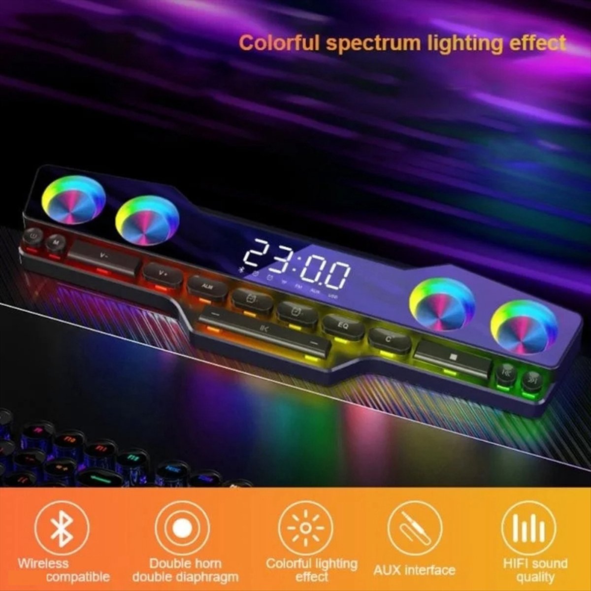 DTC5 V18 Dazzle Colour Speaker - Gaming Accessories Led review and price