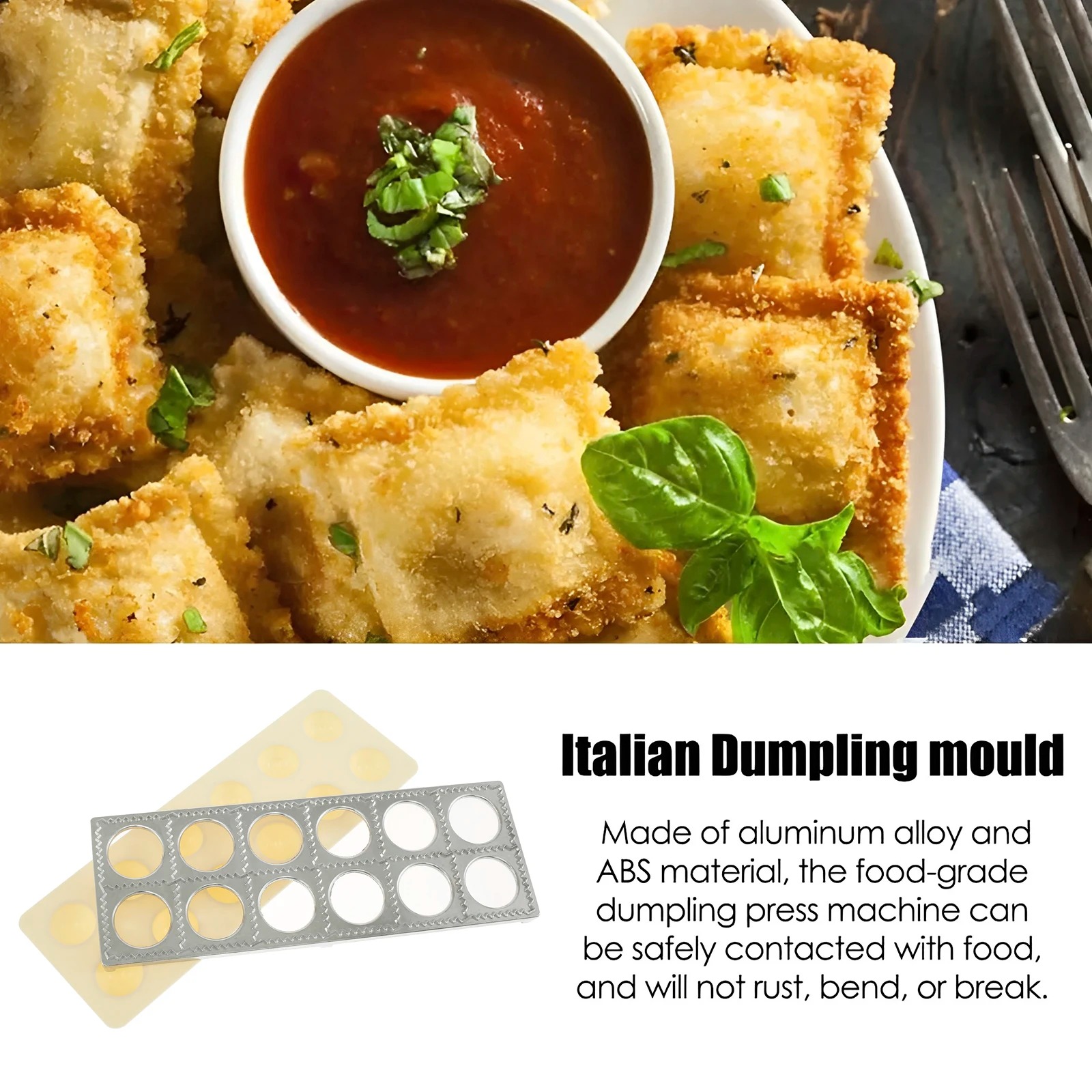 Dumpling Mold 12 Holes Ravioli - Gaming Kitchen Accessories review and price