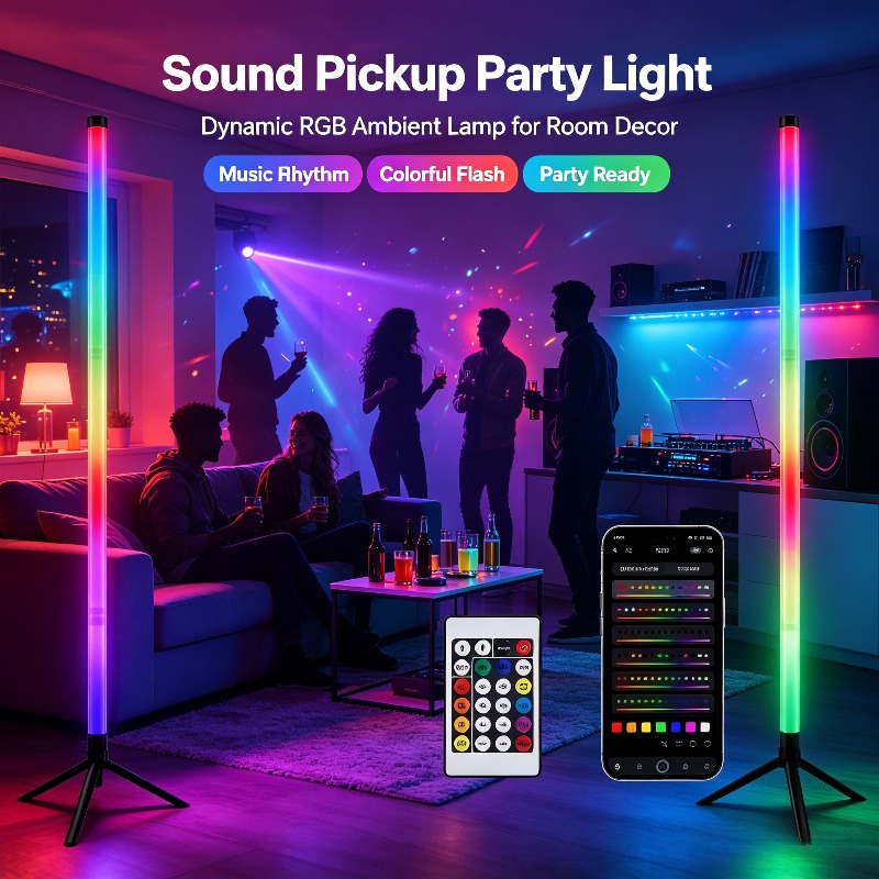 2 Pack RGB LED Corner Floor La - Gaming Accessories Led review and price