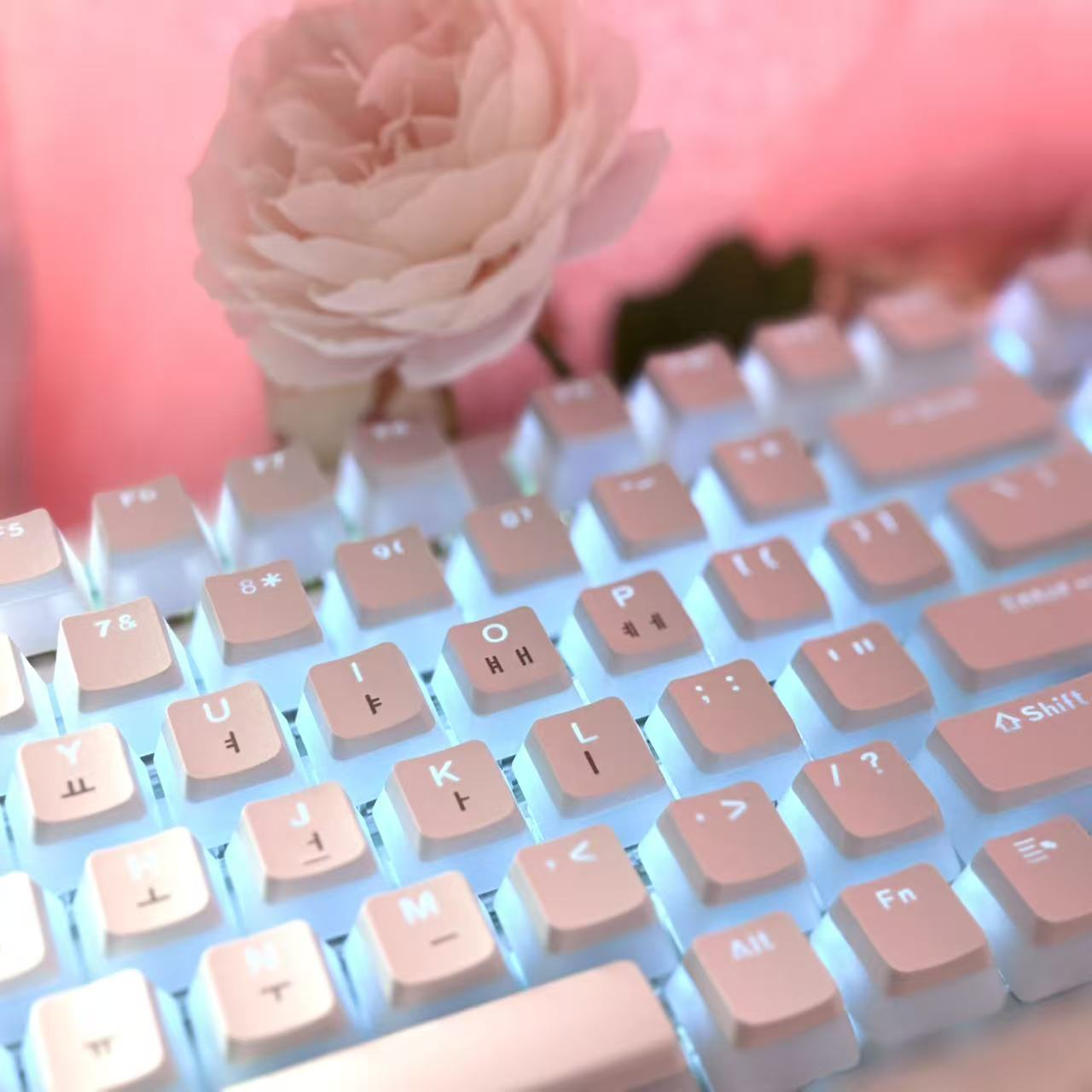 Hangul Keycap Korean Layout Ke - Gaming Accessories Aesthetic review and price
