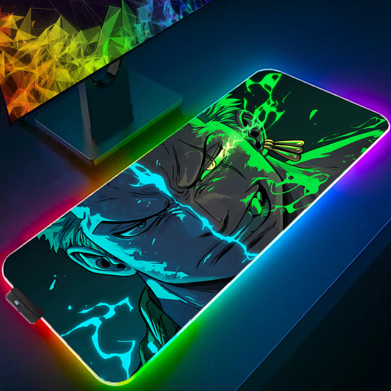 ONE PIECE Zoro Mouse Pad RGB G - Gaming Accessories Led review and price