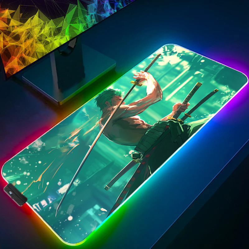 ONE PIECE Zoro Mouse Pad RGB G - Gaming Accessories Led review and price