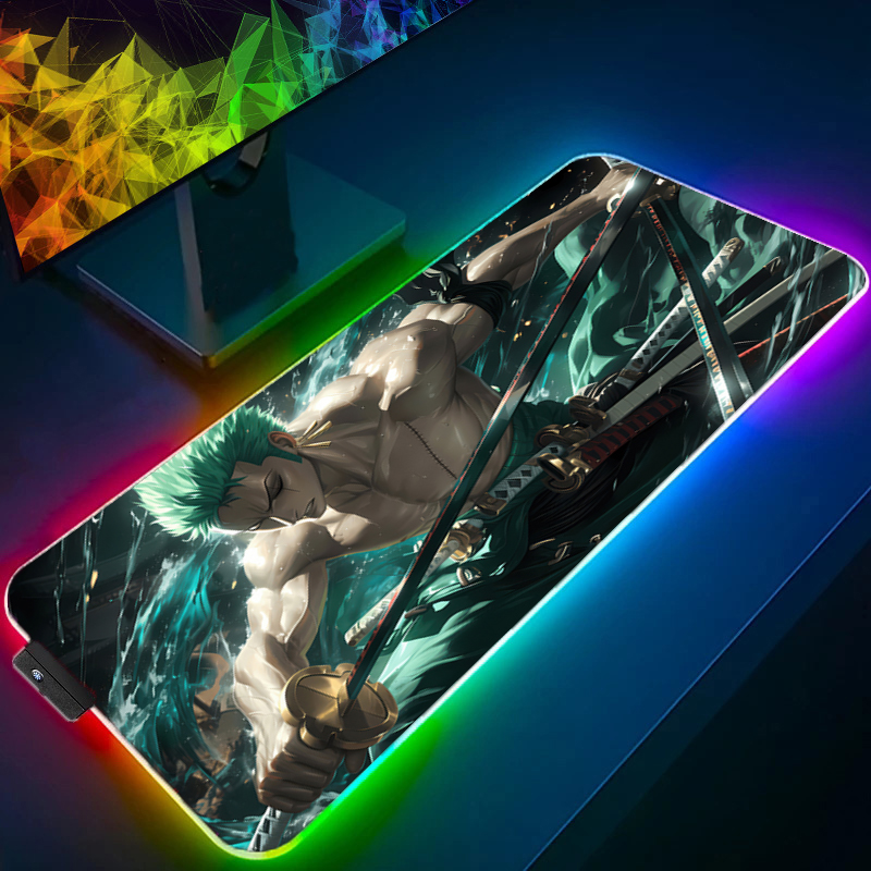 ONE PIECE Zoro Mouse Pad RGB G - Gaming Accessories Led review and price