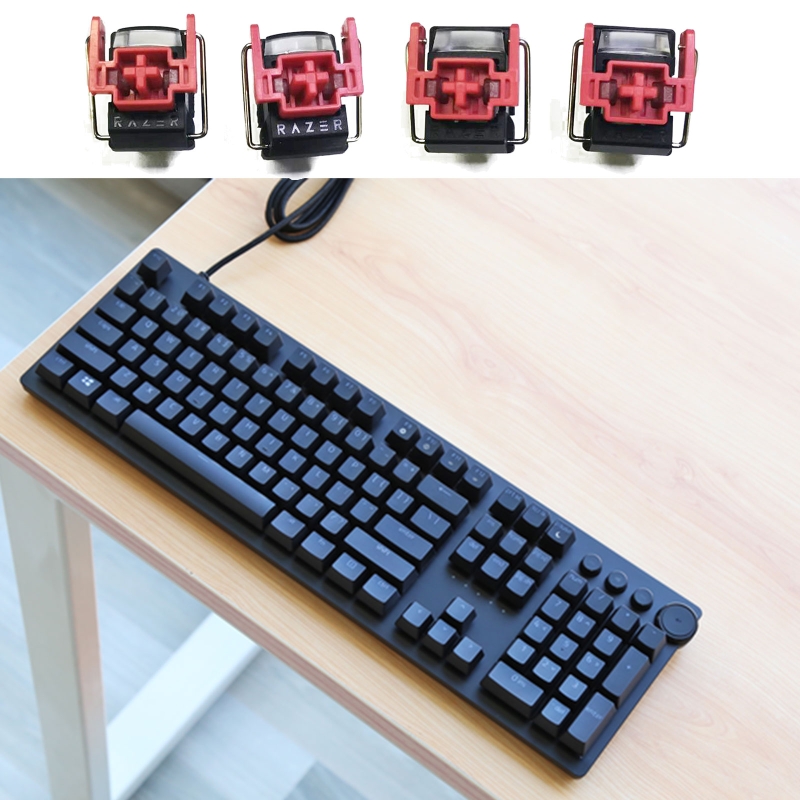4Pcs V2 Slient Liner Red Optic - Gaming Accessories Aesthetic review and price