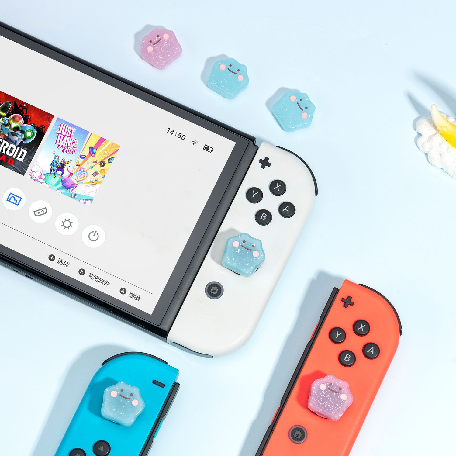Silicone Rubber Thumb Stick Gr - Gaming Accessories Nintendo Switch review and price