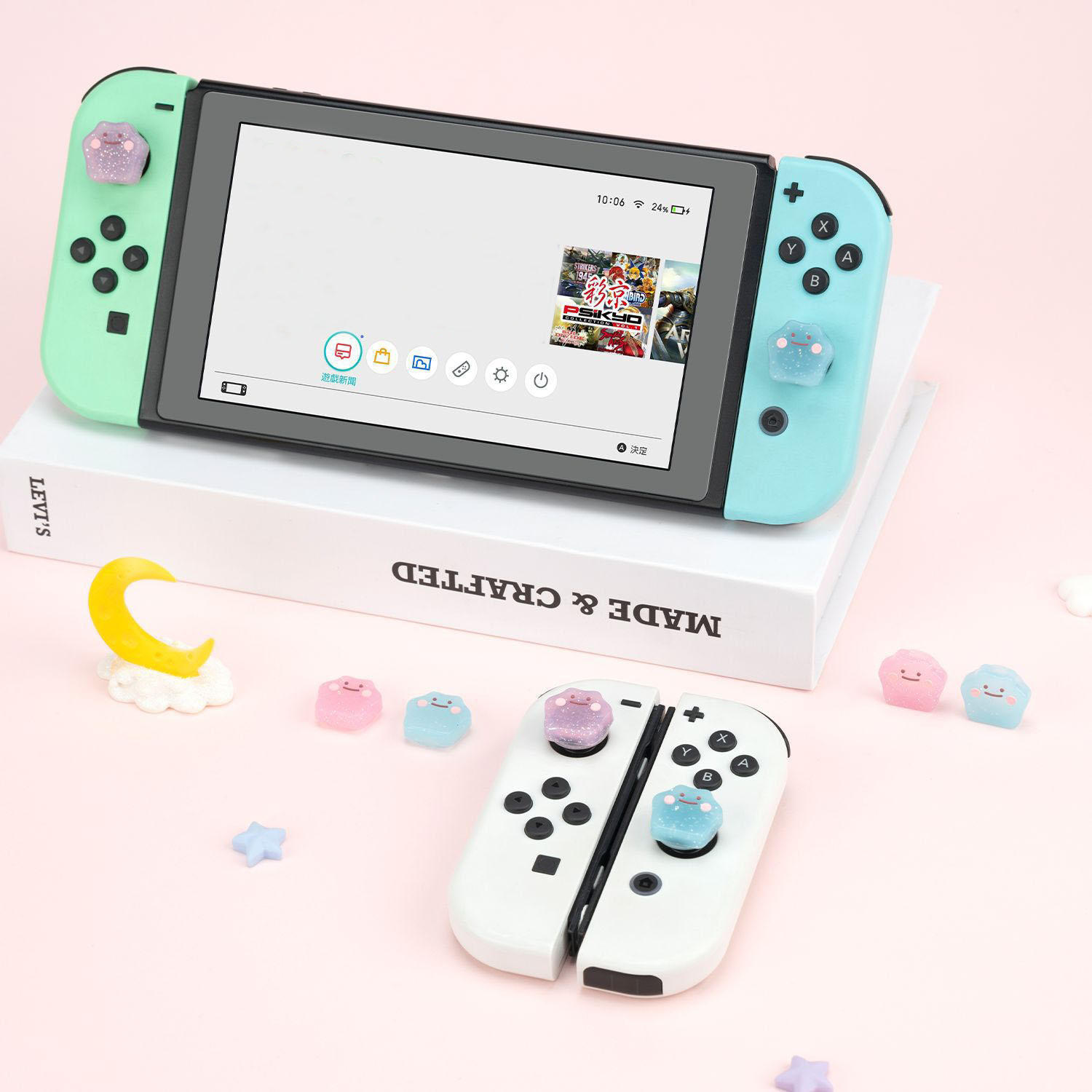 Silicone Rubber Thumb Stick Gr - Gaming Accessories Nintendo Switch review and price